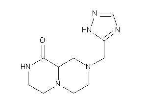 2-(1H-1,2,4-triazol-5-ylmethyl)-3,4,6,7,8,9a-hexahydro-1H-pyrazino[1,2-a]pyrazin-9-one