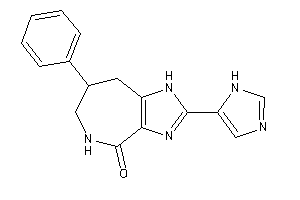 2-(1H-imidazol-5-yl)-7-phenyl-5,6,7,8-tetrahydro-1H-imidazo[4,5-c]azepin-4-one