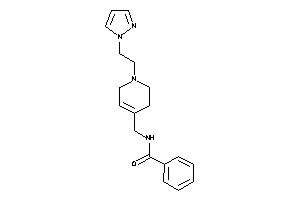 N-[[1-(2-pyrazol-1-ylethyl)-3,6-dihydro-2H-pyridin-4-yl]methyl]benzamide