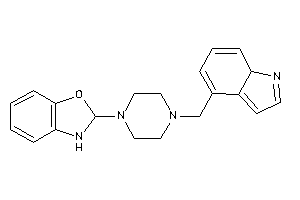 2-[4-(7aH-indol-4-ylmethyl)piperazino]-2,3-dihydro-1,3-benzoxazole