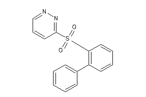 3-(2-phenylphenyl)sulfonylpyridazine
