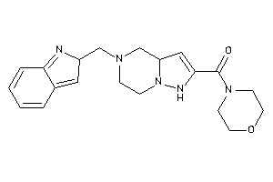 [5-(2H-indol-2-ylmethyl)-3a,4,6,7-tetrahydro-1H-pyrazolo[1,5-a]pyrazin-2-yl]-morpholino-methanone