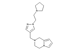 2-[[1-(2-pyrrolidinoethyl)pyrazol-4-yl]methyl]-3,4-dihydro-1H-pyrrolo[1,2-a]pyrazine