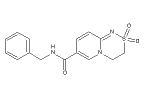 N-benzyl-2,2-diketo-3,4-dihydropyrido[2,1-c][1,2,4]thiadiazine-7-carboxamide