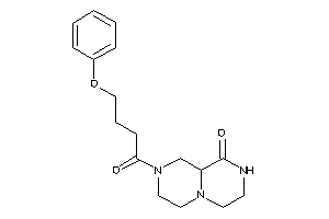 8-(4-phenoxybutanoyl)-3,4,6,7,9,9a-hexahydro-2H-pyrazino[1,2-a]pyrazin-1-one