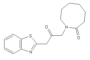 1-[3-(1,3-benzothiazol-2-yl)-2-keto-propyl]azocan-2-one