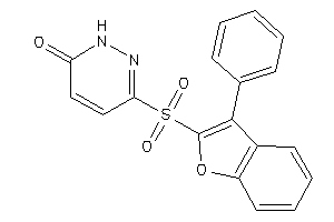 3-(3-phenylbenzofuran-2-yl)sulfonyl-1H-pyridazin-6-one