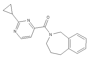 (2-cyclopropylpyrimidin-4-yl)-(1,3,4,5-tetrahydro-2-benzazepin-2-yl)methanone