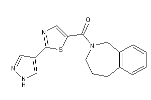 [2-(1H-pyrazol-4-yl)thiazol-5-yl]-(1,3,4,5-tetrahydro-2-benzazepin-2-yl)methanone