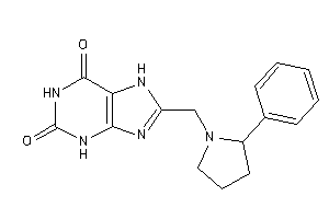 8-[(2-phenylpyrrolidino)methyl]-7H-xanthine