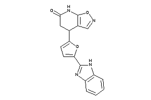 Image of 4-[5-(1H-benzimidazol-2-yl)-2-furyl]-5,7-dihydro-4H-isoxazolo[5,4-b]pyridin-6-one