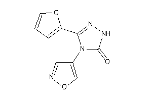 3-(2-furyl)-4-isoxazol-4-yl-1H-1,2,4-triazol-5-one