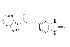 N-[(2-keto-1,3-dihydrobenzimidazol-5-yl)methyl]pyrazolo[1,5-a]pyrimidine-3-carboxamide