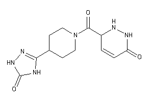 3-[4-(5-keto-1,4-dihydro-1,2,4-triazol-3-yl)piperidine-1-carbonyl]-2,3-dihydro-1H-pyridazin-6-one