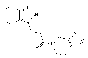1-(6,7-dihydro-4H-thiazolo[5,4-c]pyridin-5-yl)-3-(4,5,6,7-tetrahydro-2H-indazol-3-yl)propan-1-one
