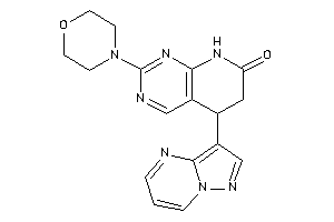 Image of 2-morpholino-5-pyrazolo[1,5-a]pyrimidin-3-yl-6,8-dihydro-5H-pyrido[2,3-d]pyrimidin-7-one