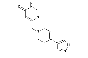 4-[[4-(1H-pyrazol-4-yl)-3,6-dihydro-2H-pyridin-1-yl]methyl]-1H-pyrimidin-6-one