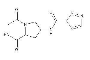 N-(1,4-diketo-2,3,6,7,8,8a-hexahydropyrrolo[1,2-a]pyrazin-7-yl)-3H-pyrazole-3-carboxamide