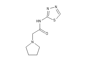 2-pyrrolidino-N-(1,3,4-thiadiazol-2-yl)acetamide