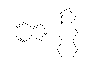 2-[[2-(1,2,4-triazol-1-ylmethyl)piperidino]methyl]indolizine