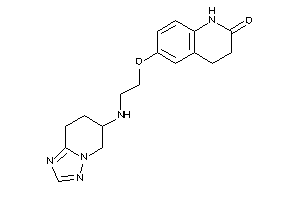 6-[2-(5,6,7,8-tetrahydro-[1,2,4]triazolo[1,5-a]pyridin-6-ylamino)ethoxy]-3,4-dihydrocarbostyril