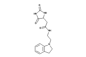 2-(2,5-diketoimidazolidin-4-yl)-N-(2-indolin-1-ylethyl)acetamide