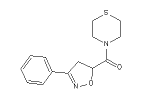 (3-phenyl-2-isoxazolin-5-yl)-thiomorpholino-methanone