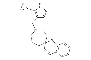 1-[(5-cyclopropyl-1H-pyrazol-4-yl)methyl]spiro[azepane-4,2'-chromene]