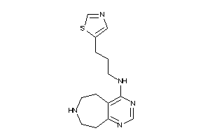6,7,8,9-tetrahydro-5H-pyrimido[4,5-d]azepin-4-yl(3-thiazol-5-ylpropyl)amine