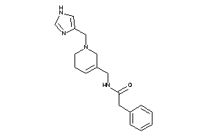 N-[[1-(1H-imidazol-4-ylmethyl)-3,6-dihydro-2H-pyridin-5-yl]methyl]-2-phenyl-acetamide