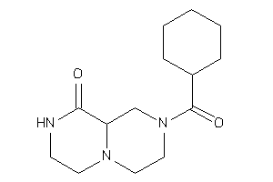 2-(cyclohexanecarbonyl)-3,4,6,7,8,9a-hexahydro-1H-pyrazino[1,2-a]pyrazin-9-one