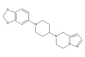 5-[1-(1,3-benzodioxol-5-yl)-4-piperidyl]-6,7-dihydro-4H-pyrazolo[1,5-a]pyrazine