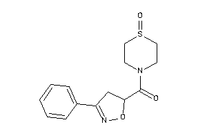 Image of (1-keto-1,4-thiazinan-4-yl)-(3-phenyl-2-isoxazolin-5-yl)methanone