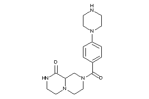 2-(4-piperazinobenzoyl)-3,4,6,7,8,9a-hexahydro-1H-pyrazino[1,2-a]pyrazin-9-one