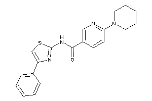 N-(4-phenylthiazol-2-yl)-6-piperidino-nicotinamide