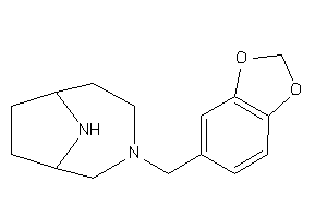 3-piperonyl-3,9-diazabicyclo[4.2.1]nonane