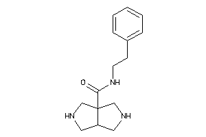 N-phenethyl-2,3,3a,4,5,6-hexahydro-1H-pyrrolo[3,4-c]pyrrole-6a-carboxamide