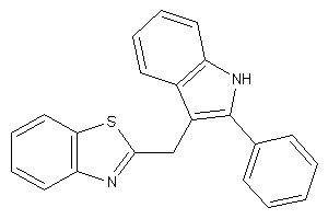 2-[(2-phenyl-1H-indol-3-yl)methyl]-1,3-benzothiazole
