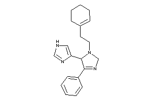 Image of 1-(2-cyclohexen-1-ylethyl)-5-(1H-imidazol-4-yl)-4-phenyl-3-imidazoline