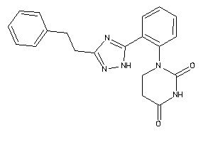 1-[2-(3-phenethyl-1H-1,2,4-triazol-5-yl)phenyl]-5,6-dihydrouracil