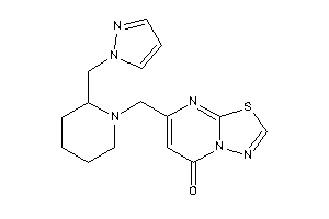 7-[[2-(pyrazol-1-ylmethyl)piperidino]methyl]-[1,3,4]thiadiazolo[3,2-a]pyrimidin-5-one