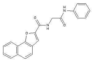 N-(2-anilino-2-keto-ethyl)benzo[g]benzofuran-2-carboxamide