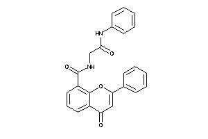 N-(2-anilino-2-keto-ethyl)-4-keto-2-phenyl-chromene-8-carboxamide