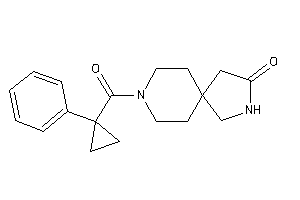 8-(1-phenylcyclopropanecarbonyl)-3,8-diazaspiro[4.5]decan-2-one