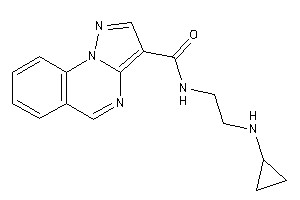 Image of N-[2-(cyclopropylamino)ethyl]pyrazolo[1,5-a]quinazoline-3-carboxamide