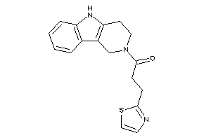 1-(1,3,4,5-tetrahydropyrido[4,3-b]indol-2-yl)-3-thiazol-2-yl-propan-1-one