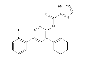 Image of N-[2-cyclohexen-1-yl-4-(1-keto-2-pyridyl)phenyl]-1H-imidazole-2-carboxamide