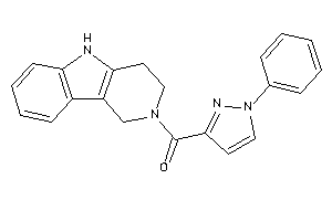 (1-phenylpyrazol-3-yl)-(1,3,4,5-tetrahydropyrido[4,3-b]indol-2-yl)methanone