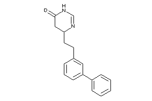 4-[2-(3-phenylphenyl)ethyl]-4,5-dihydro-1H-pyrimidin-6-one