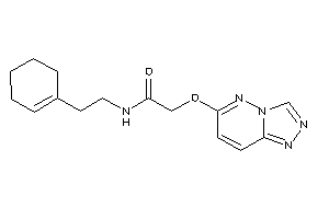 N-(2-cyclohexen-1-ylethyl)-2-([1,2,4]triazolo[3,4-f]pyridazin-6-yloxy)acetamide